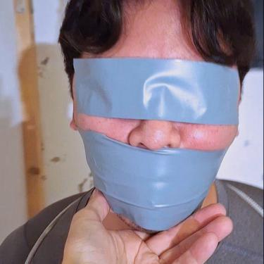 Mouthstuffing and taped gag !