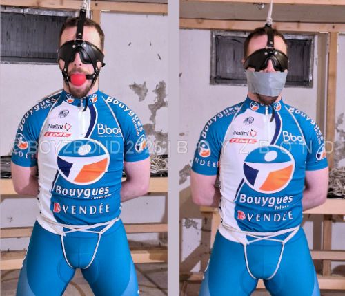ballgagged + tape ...